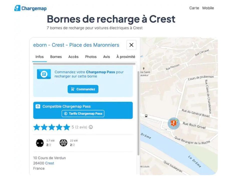 Comme A La Maison Crest Exteriör bild